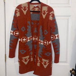 COPY - Cozy Mixed Print Cardigan